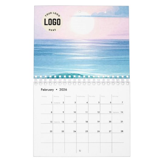 Modernes, benutzerdefiniertes Foto Erstellen Sie I Kalender (Feb 2026)