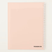 Modernes, benutzerdefiniertes Foto kreieren Ihr ei Planer (Rückseite)