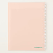 Modernes, benutzerdefiniertes Foto kreieren Ihr ei Planer (Rückseite)