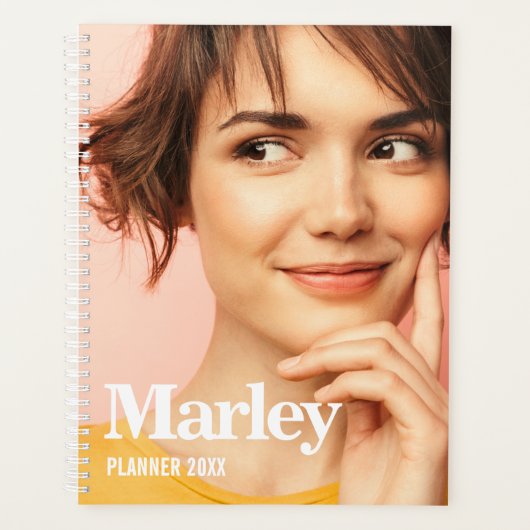 Modernes, benutzerdefiniertes Foto kreieren Ihr ei Planer (Vorderseite)