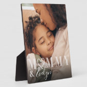 Modernes, benutzerdefiniertes Foto Mommy & Child N Fotoplatte (Seite)