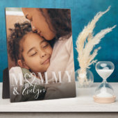 Modernes, benutzerdefiniertes Foto Mommy & Child N Fotoplatte (Seite)