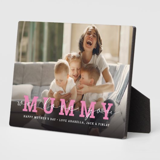 Modernes, benutzerdefiniertes Foto-Script 'We Lieb Fotoplatte (Seite)