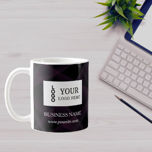 Modernes benutzerdefiniertes Logo Kaffeetasse