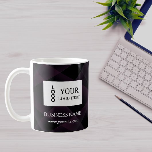 Modernes benutzerdefiniertes Logo Kaffeetasse