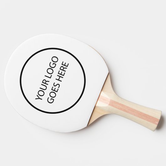 Modernes, benutzerdefiniertes Logo Tischtennis Schläger (Seitenansicht)