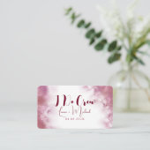 Modernes, benutzerdefiniertes Namensmarbor I Do-Cr Platzkarte (Stehend Vorderseite)