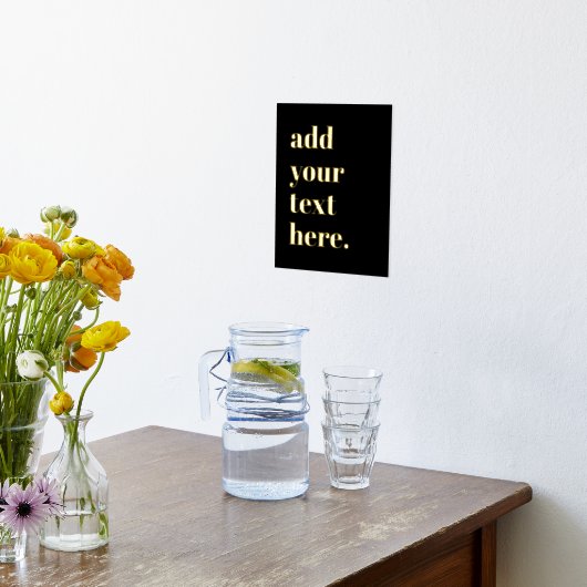 Modernes, benutzerdefiniertes Schwarz Foliendrucke (Ablage(Küche))