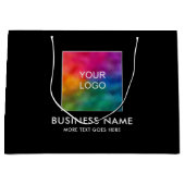 Modernes, benutzerdefiniertes Template Text Busine Große Geschenktüte (Vorderseite)