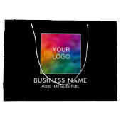 Modernes, benutzerdefiniertes Template Text Busine Große Geschenktüte (Rückseite)