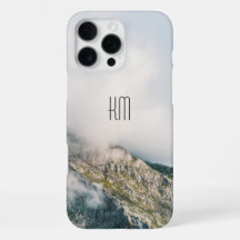 Modernes Berggipfel-Monogramm