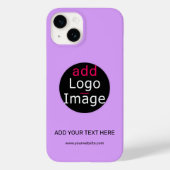 Modernes, Beruflich anpassbares Business Lilac Case-Mate iPhone Hülle (Rückseite)