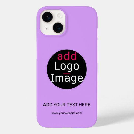 Modernes, Beruflich anpassbares Business Lilac Case-Mate iPhone Hülle (Rückseite)