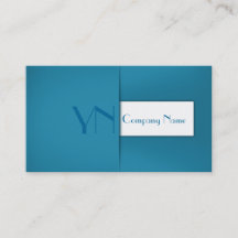 Modernes Beruflich Blue Case - Visitenkarte