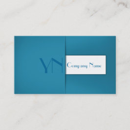 Modernes Beruflich Blue Case - Visitenkarte