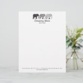 Modernes Beruflich Briefbogen (Stehend Vorderseite)