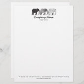 Modernes Beruflich Briefbogen (Vorne/Hinten)