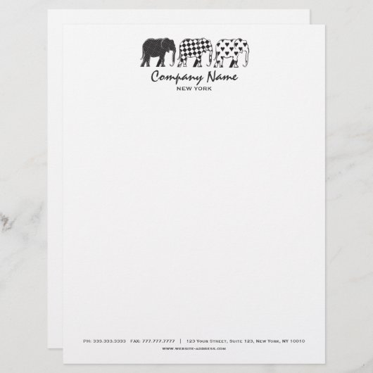 Modernes Beruflich Briefbogen (Vorne/Hinten)