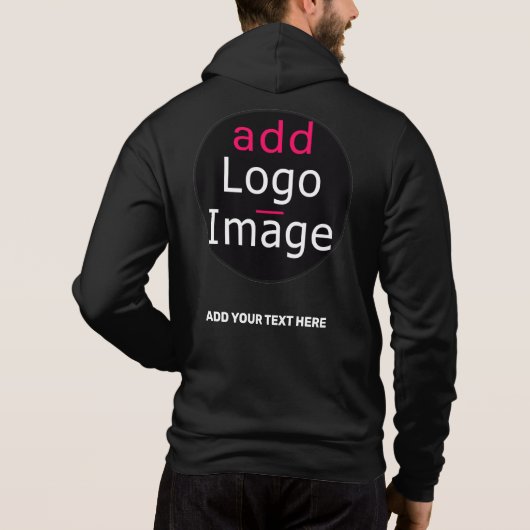 Modernes, Beruflich-Chic-Branding Hoodie (Rückseite)