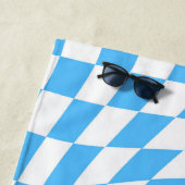 Modernes Beruflich-Chic-Schachbrett in Blautönen Strandtuch (Beispiel)