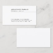 Modernes Beruflich Elegantes Einfaches Personalisi Visitenkarte (Vorne/Hinten)