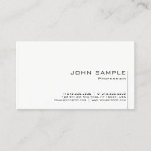 Modernes Beruflich-Minimalistisches Personalisiert Visitenkarte