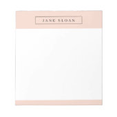 Modernes Beruflich Notizblock (Vorderseite)