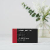 Modernes Beruflich Visitenkarte (Stehend Vorderseite)