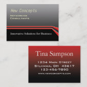 Modernes Beruflich Visitenkarte (Vorne/Hinten)
