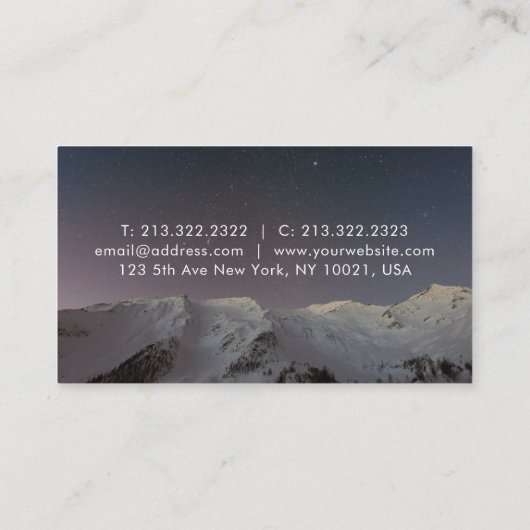 Modernes Berufliches 2-Foto Monogramm Fotografie Visitenkarte (Rückseite)