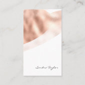 Modernes Berufliches Add-On für Ihr Logo Real Anwe Visitenkarte (Rückseite)