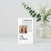 Modernes Berufliches Add-On für Ihr Logo Real Anwe Visitenkarte (Stehend Vorderseite)