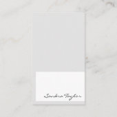 Modernes Berufliches Add-On für Ihr Logo Real Anwe Visitenkarte (Rückseite)