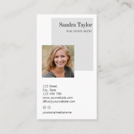 Modernes Berufliches Add-On für Ihr Logo Real Anwe Visitenkarte