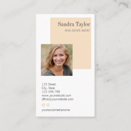 Modernes Berufliches Add-On für Ihr Logo Real Anwe Visitenkarte