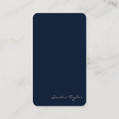 Modernes Berufliches Add-On für Ihr Logo Real Anwe Visitenkarte (Rückseite)