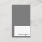 Modernes Berufliches Add-On für Ihr Logo Real Anwe Visitenkarte (Rückseite)