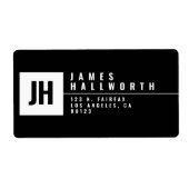 Modernes Berufliches Aussehen | Schwarz/Weiß (Vorne)