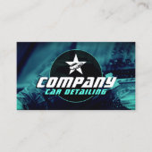 Modernes berufliches Autokennzeichen Visitenkarte (Vorderseite)