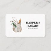 Modernes, Berufliches Bakery Logo Visitenkarte (Vorderseite)