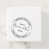 Modernes Berufliches Branding | weiß Geschenkanhänger (Beispiel)