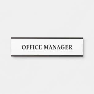 Modernes, Berufliches Bürozeichen Türschild