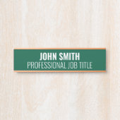 Modernes, Berufliches Bürozeichen Türschild (Vorderseite )