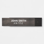 Modernes, Berufliches Bürozeichen Türschild (Vorderseite )