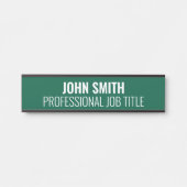 Modernes, Berufliches Bürozeichen Türschild (Vorderseite )