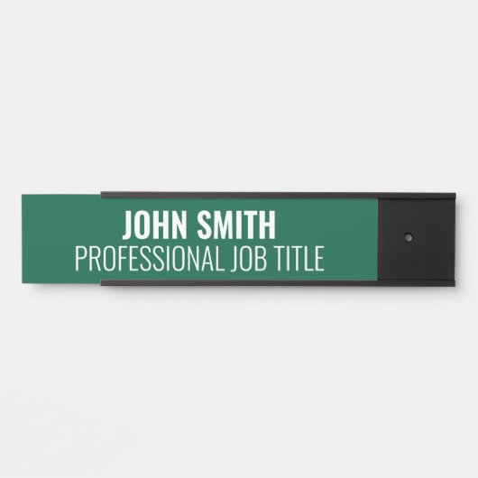 Modernes, Berufliches Bürozeichen Türschild (Vorderseite )