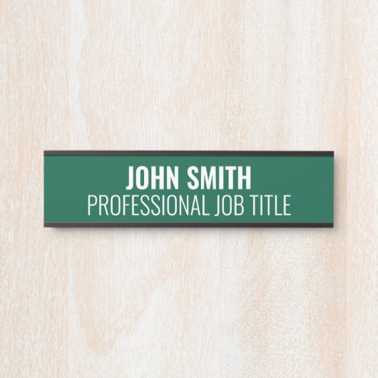 Modernes, Berufliches Bürozeichen Türschild (Vorderseite )