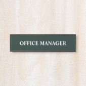 Modernes, Berufliches Bürozeichen Türschild (Vorderseite )