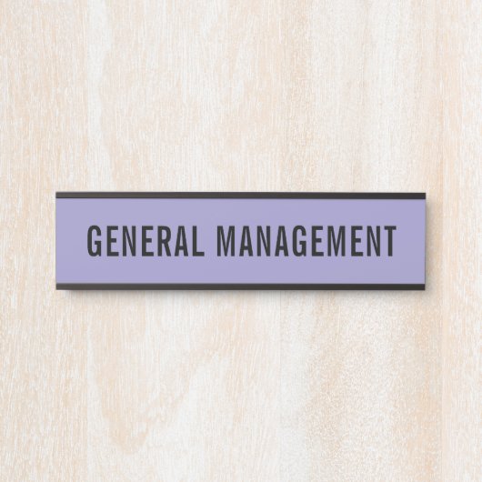 Modernes, Berufliches Bürozeichen Türschild (Vorderseite )