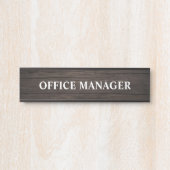 Modernes, Berufliches Bürozeichen Türschild (Vorderseite )